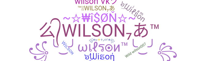 Becenév - Wilson