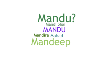 Becenév - Mandu
