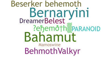 Becenév - Behemoth