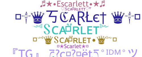Becenév - Scarlet