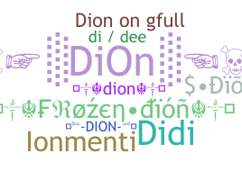 Becenév - Dion