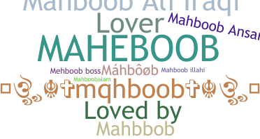 Becenév - Mahboob
