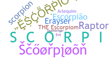 Becenév - escorpion