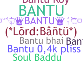 Becenév - Bantu