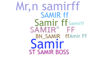 Becenév - SAMIRFF