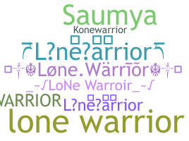 Becenév - lonewarrior