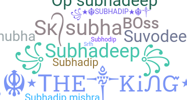 Becenév - Subhadeep