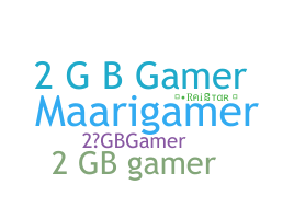 Becenév - 2GBGAMER