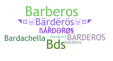 Becenév - Barderos
