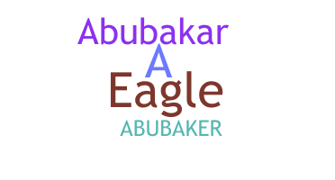 Becenév - Abubaker