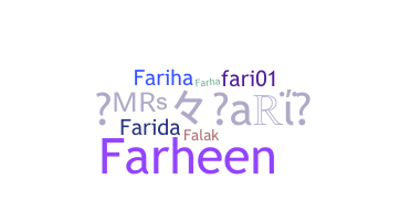 Becenév - Fari