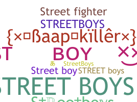 Becenév - Streetboys