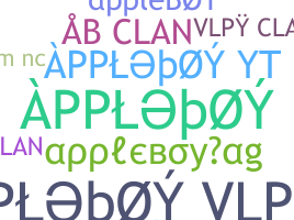 Becenév - Appleboy