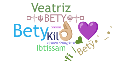 Becenév - Bety
