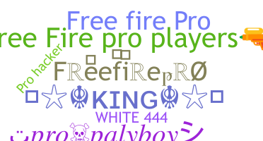 Becenév - freefirepro