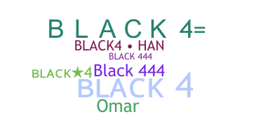 Becenév - BLACK4