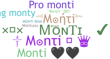 Becenév - Monti