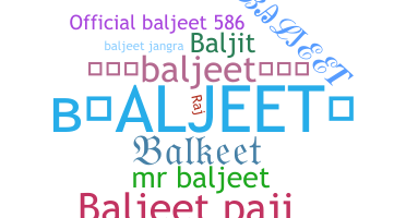 Becenév - Baljeet