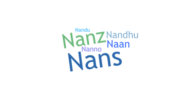 Becenév - Nandana