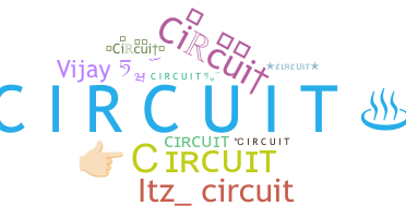 Becenév - Circuit