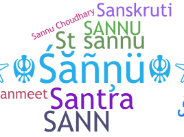 Becenév - Sannu