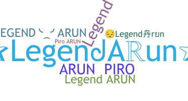 Becenév - LegendArun