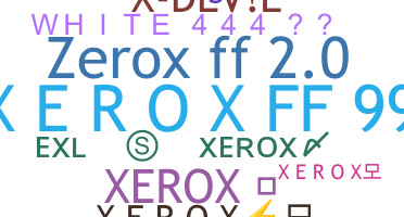 Becenév - Xerox