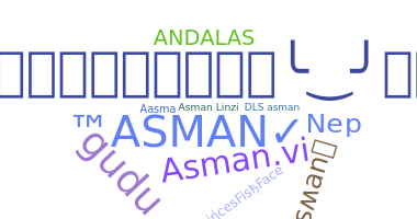 Becenév - Asman