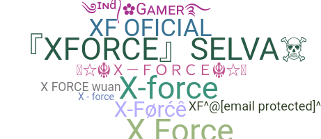 Becenév - Xforce