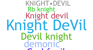 Becenév - KnightDevil