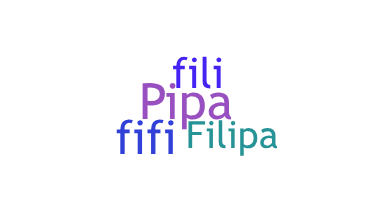 Becenév - Filipa