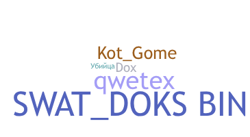 Becenév - Dox