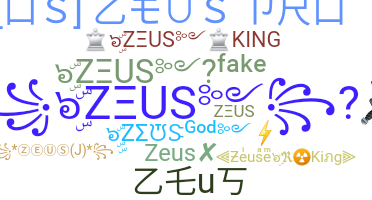 Becenév - Zeus