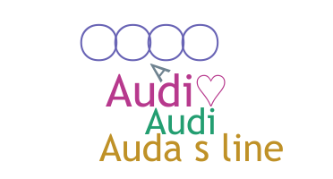 Becenév - audi
