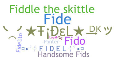 Becenév - Fidel