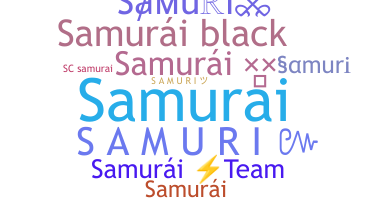 Becenév - Samuri