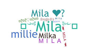 Becenév - Mila