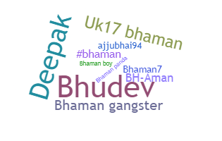 Becenév - BHAMAN