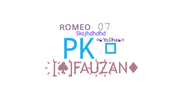 Becenév - Romeo07