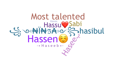 Becenév - Haseeb