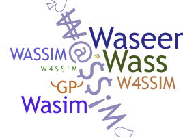 Becenév - Wassim