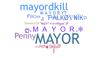 Becenév - Mayor