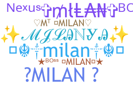 Becenév - Milan
