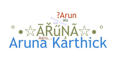 Becenév - Aruna