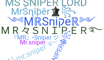 Becenév - MrSniper