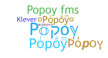 Becenév - Popoy