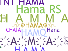 Becenév - Hama
