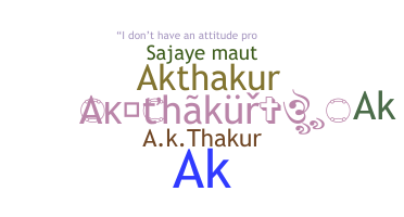 Becenév - AkThakur