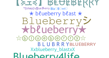 Becenév - blueberry
